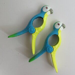 Parrot Towel Holders Beach Pool Cruise Boat Boca Clips By Better Things